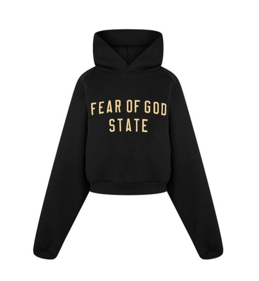 FEAR OF GOD ESSENTIALSHeavy Fleece State Hoodie In Black XL