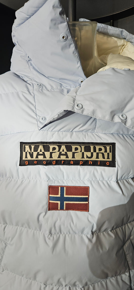 Jacket Napapijri Women Northfarer Puf L Blue Subdued Size XL