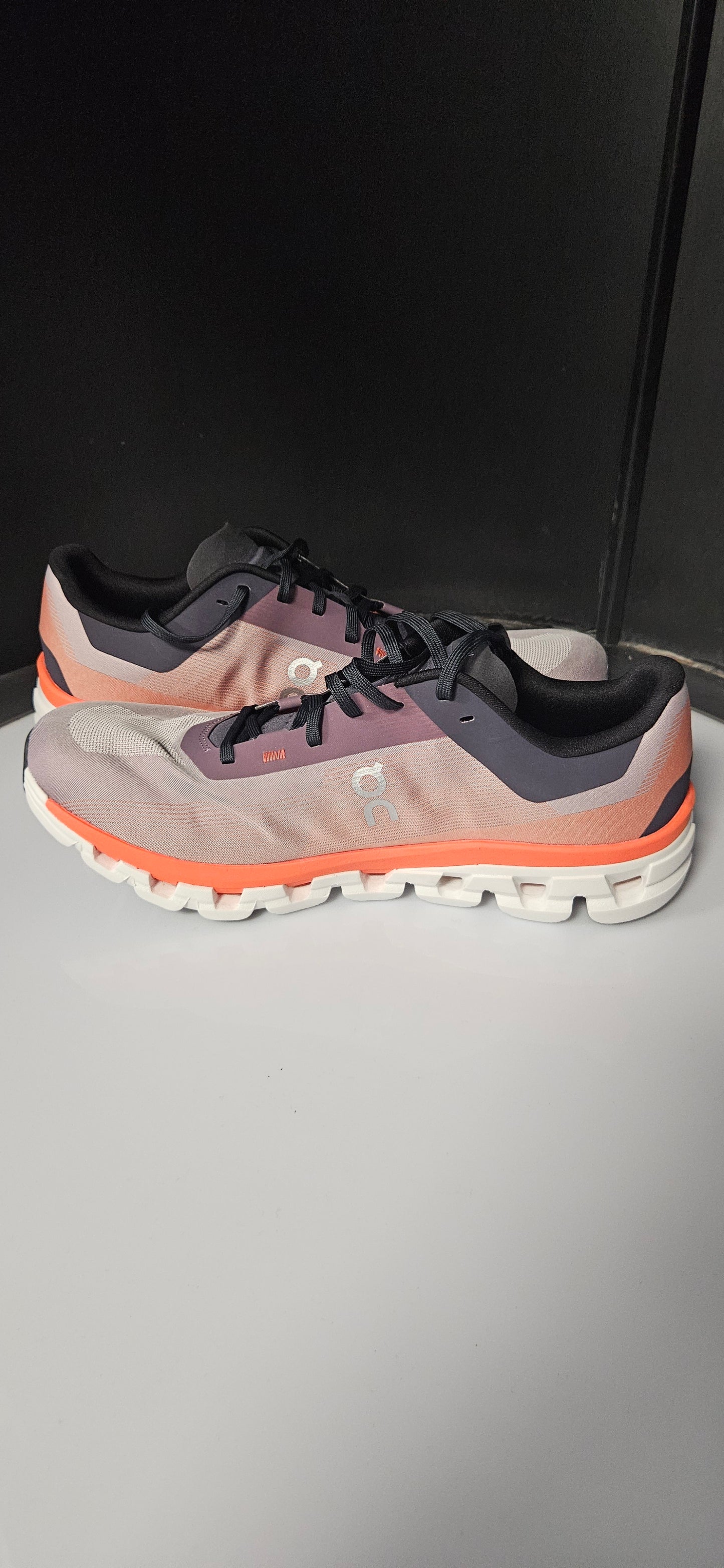 Mens On Cloudflow 4 In Orange And Purple