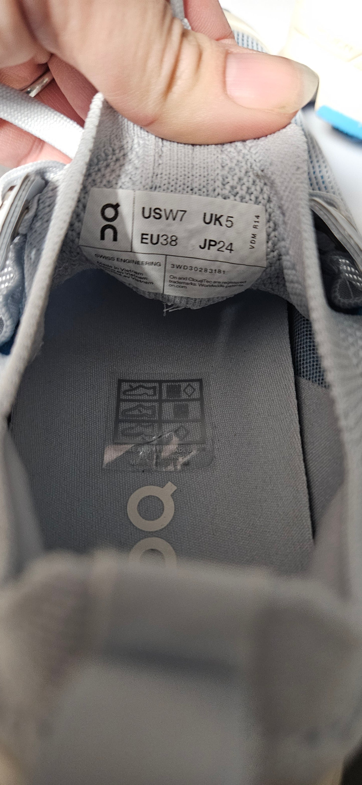 Women's Cloudultra 2 Arctic/Cream Size 5 Rrp £170