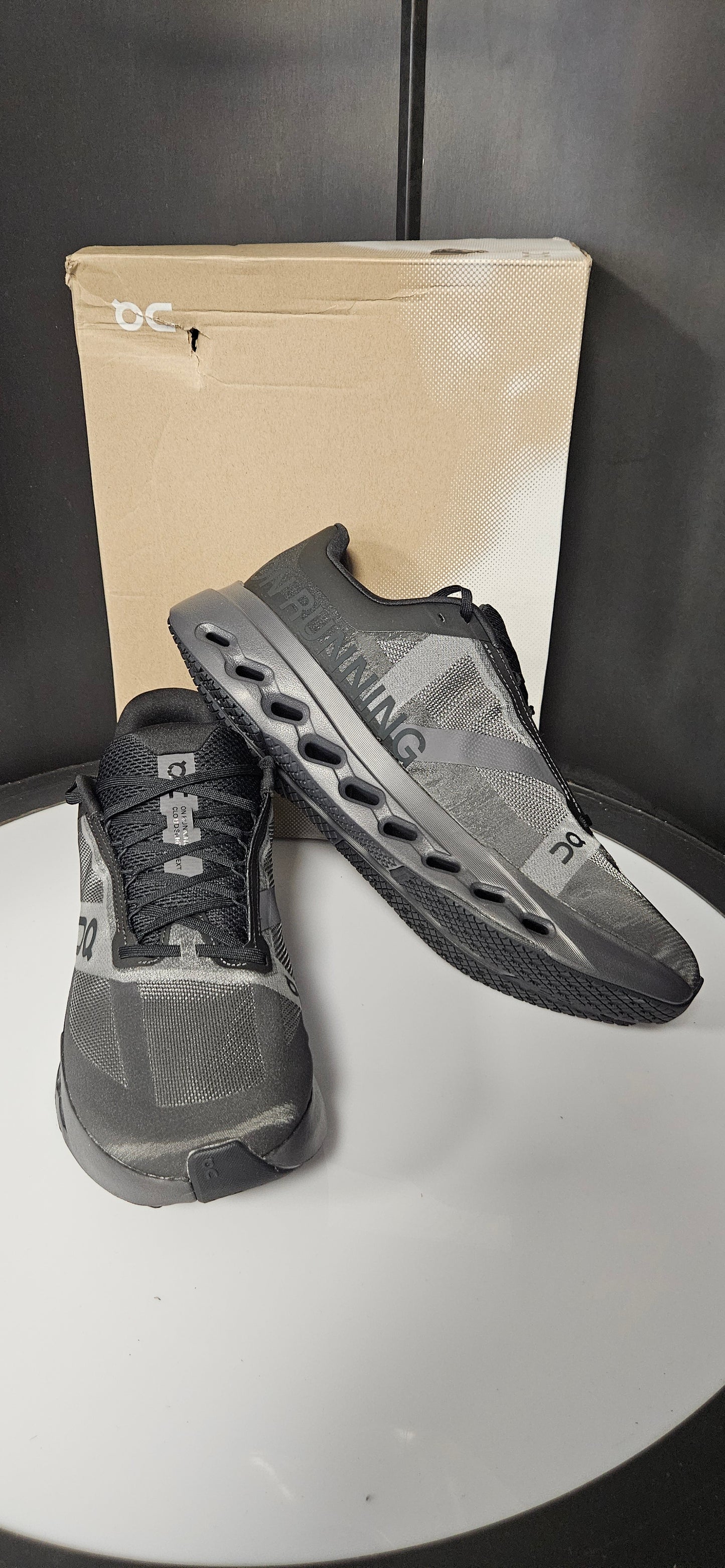 Men's Cloudsurfer Next Black/Eclipse Size 13.5 Rrp £140