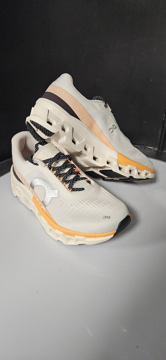 Women's Cloudmonster 2 Ivory/Tangerine Size 6 Rrp £170