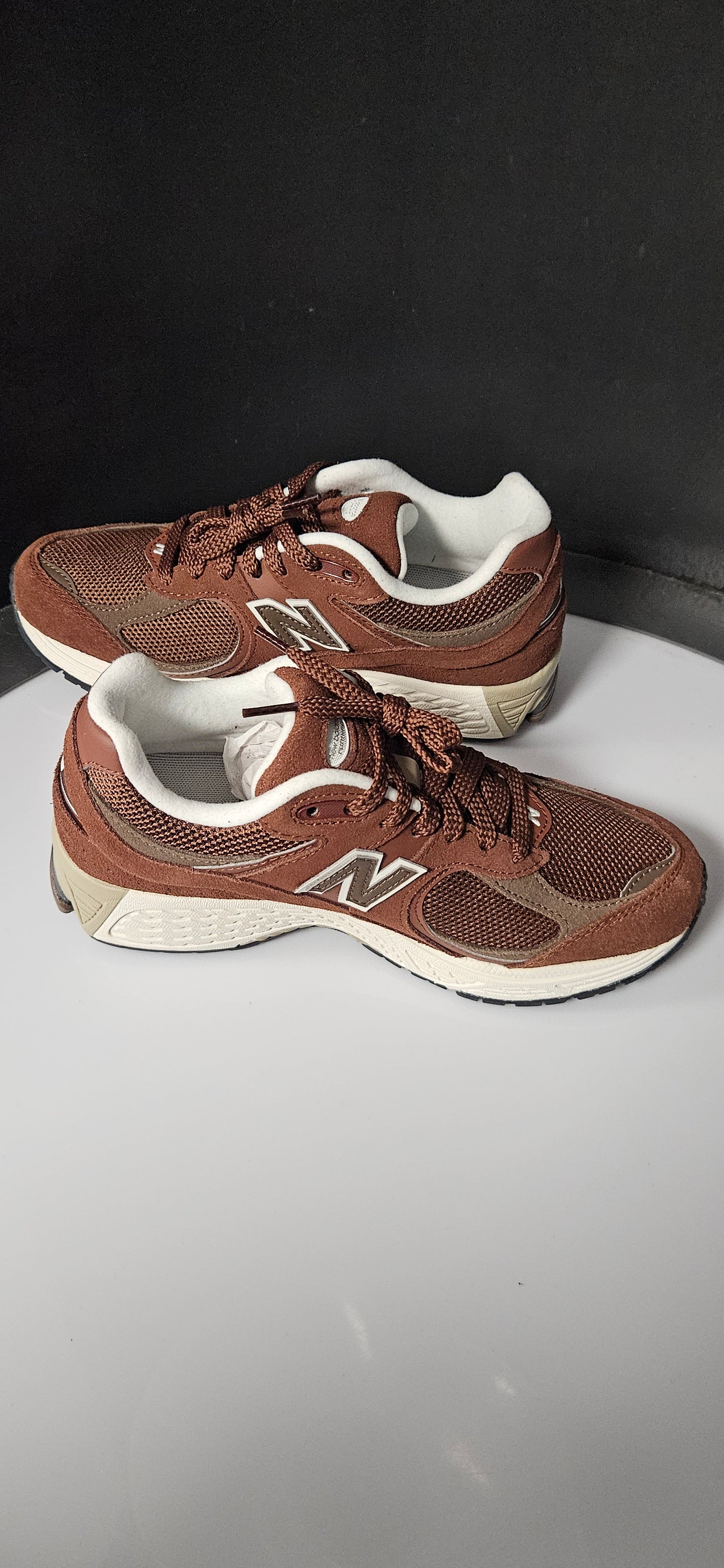 New Balance 2002R Brown Size 4.5 Rrp £130