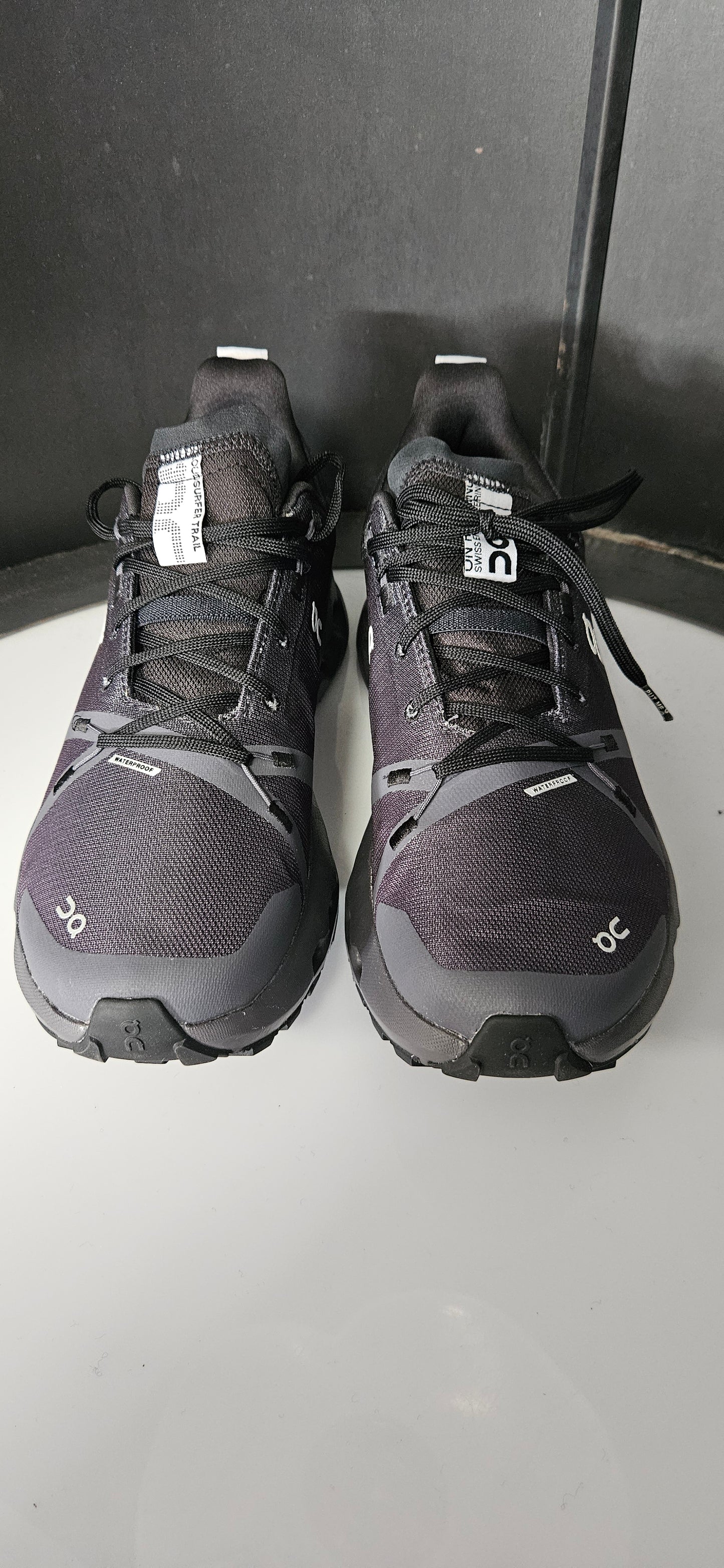 Women's Cloudsurfer Trail Waterproof Black /Eclipse Size 7.5 Rrp £150