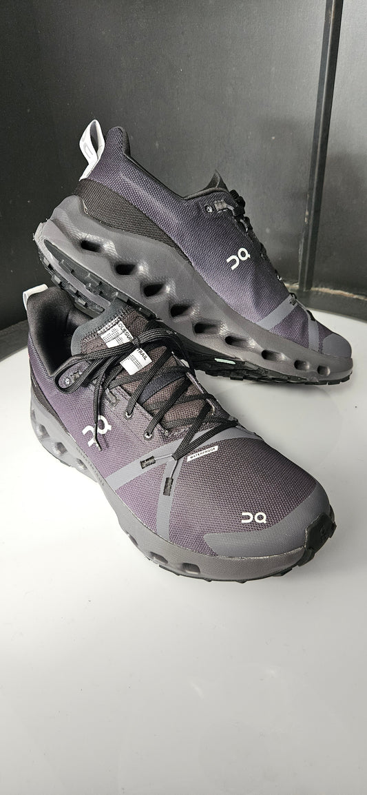 Women's Cloudsurfer Trail Waterproof Black /Eclipse Size 7.5 Rrp £150