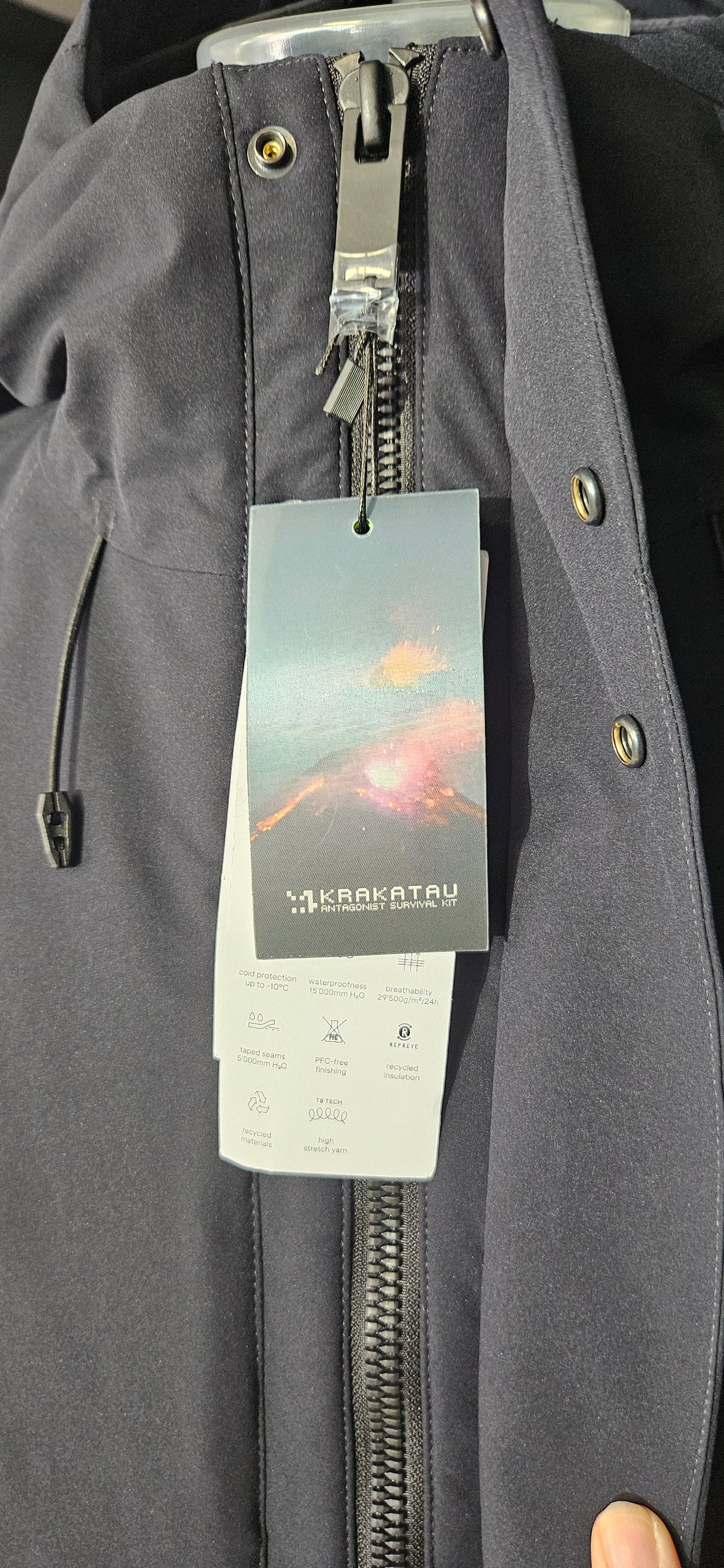 Jacket Krakatau Men Dsup Technical Parka Size Sml