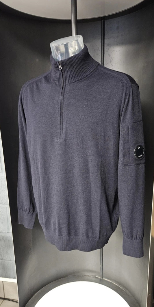 C.P. Company half-zip sweater Navy Size Large Rrp £300
