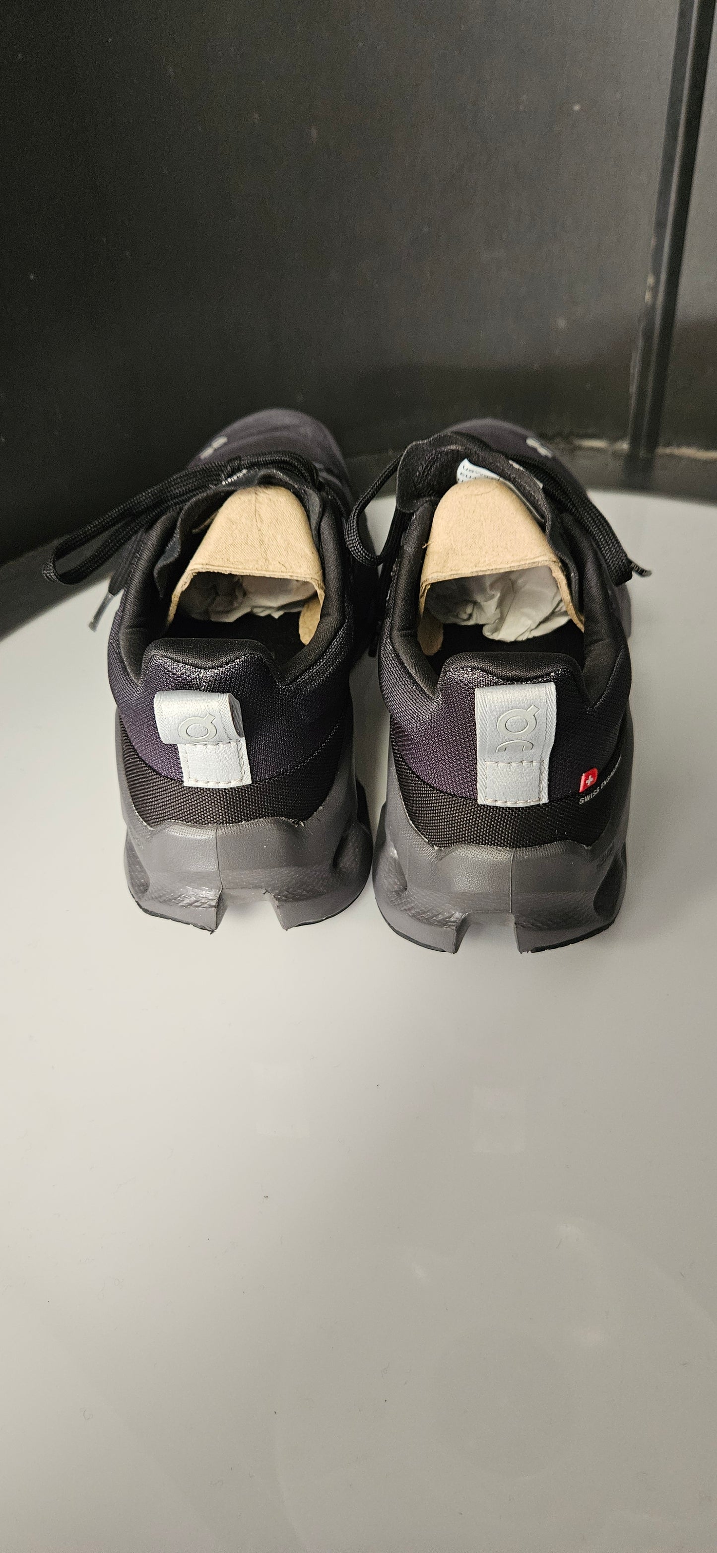 Women's Cloudsurfer Trail Waterproof Black /Eclipse Size 7.5 Rrp £150